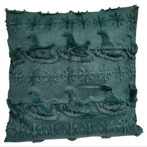 Snowflake and Sleigh christmas Pillow‎ Covers (Green, 20"x20) Set-4